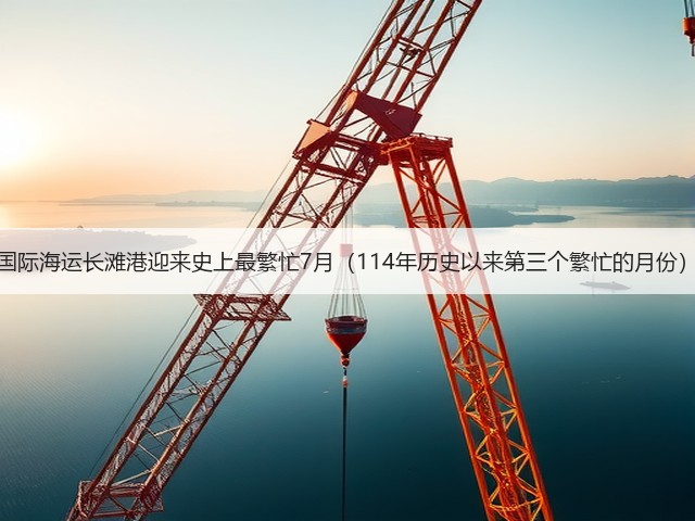 国际海运长滩港迎来史上最繁忙7月(114年历史以来第三个繁忙的月份)(图2) 国际海运长滩港迎来史上最繁忙7月(114年历史以来第三个繁忙的月份)(图2)