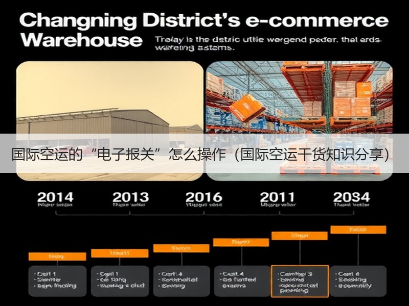 国际空运的“电子报关”怎么操作（国际空运干货知识分享）