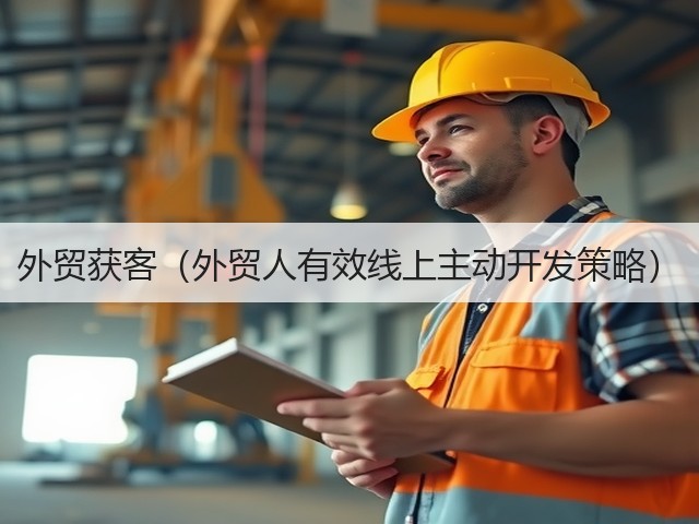 外贸获客（外贸人有效线上主动开发策略）(图3)