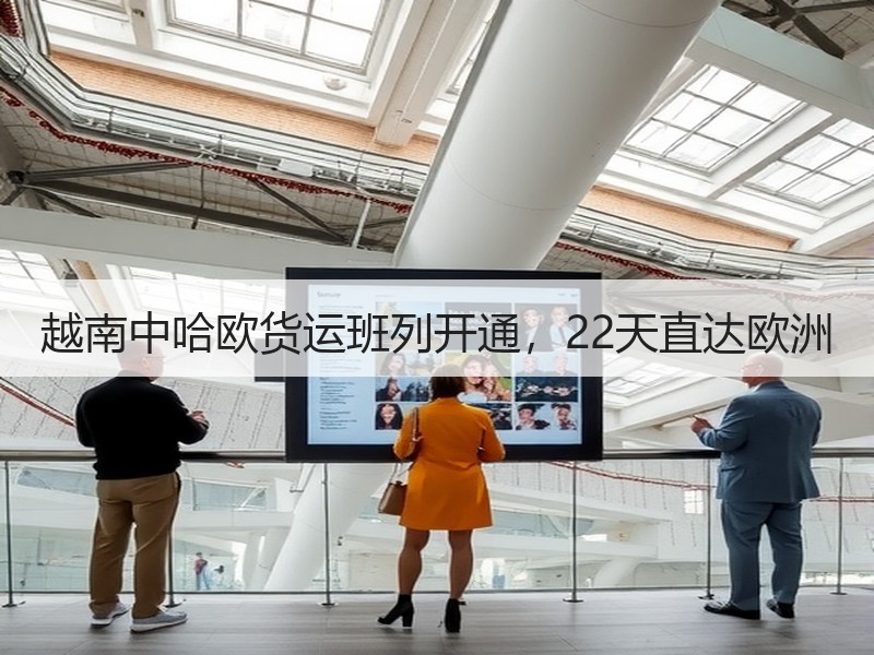 越南中哈欧货运班列开通，22天直达欧洲