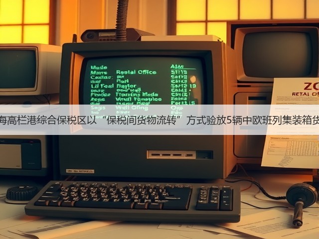 珠海高栏港综合保税区以“保税间货物流转”方式验放5辆中欧班列集装箱货柜(图2)