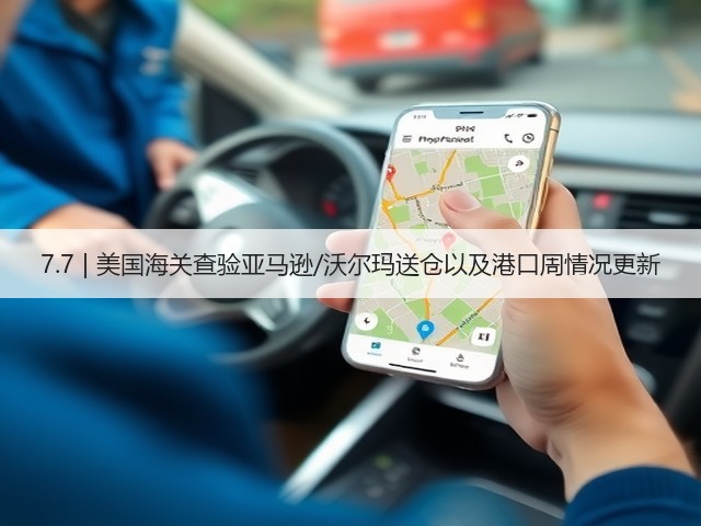 7.7 | 美国海关查验亚马逊/沃尔玛送仓以及港口周情况更新(图1) 7.7 | 美国海关查验亚马逊/沃尔玛送仓以及港口周情况更新(图1)