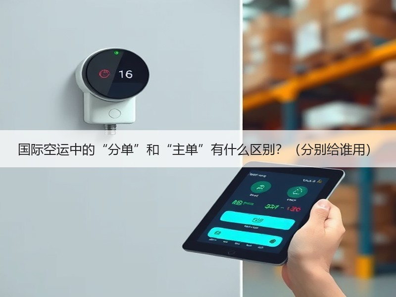 国际空运中的“分单”和“主单”有什么区别？（分别给谁用）