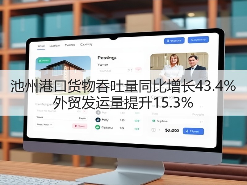 池州港口货物吞吐量同比增长43.4% 外贸发运量提升15.3% 池州港口货物吞吐量同比增长43.4% 外贸发运量提升15.3%