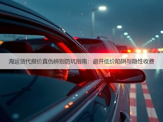 海运货代报价真伪辨别防坑指南:避开低价陷阱与隐性收费(图2) 海运货代报价真伪辨别防坑指南:避开低价陷阱与隐性收费(图2)