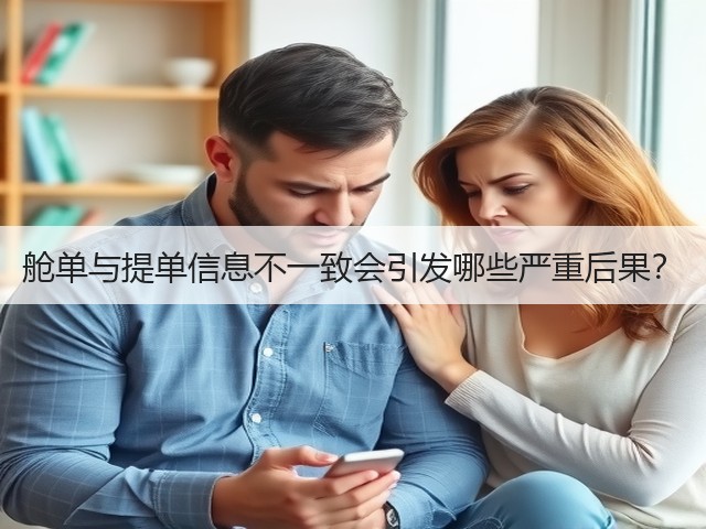 舱单与提单信息不一致会引发哪些严重后果?(图3) 舱单与提单信息不一致会引发哪些严重后果?(图3)