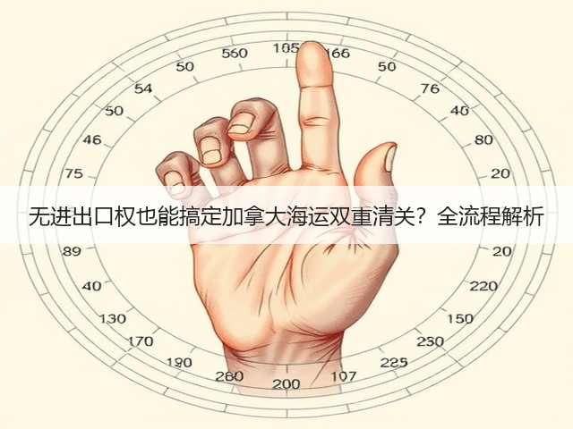 无进出口权也能搞定加拿大海运双重清关？全流程解析(图1)