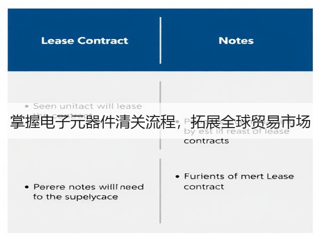 掌握电子元器件清关流程,拓展全球贸易市场(图2) 掌握电子元器件清关流程,拓展全球贸易市场(图2)
