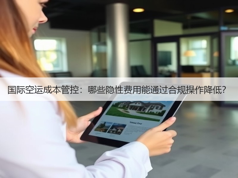 国际空运成本管控：哪些隐性费用能通过合规操作降低？