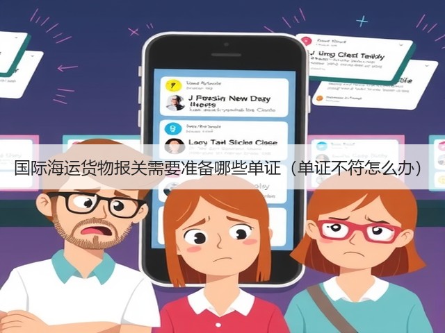 国际海运货物报关需要准备哪些单证(单证不符怎么办)(图2) 国际海运货物报关需要准备哪些单证(单证不符怎么办)(图2)