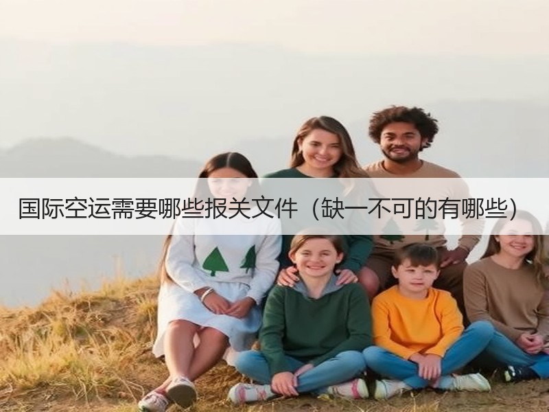 国际空运需要哪些报关文件（缺一不可的有哪些）