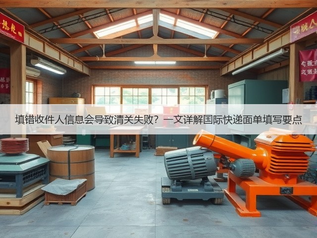 填错收件人信息会导致清关失败?一文详解国际快递面单填写要点(图1) 填错收件人信息会导致清关失败?一文详解国际快递面单填写要点(图1)