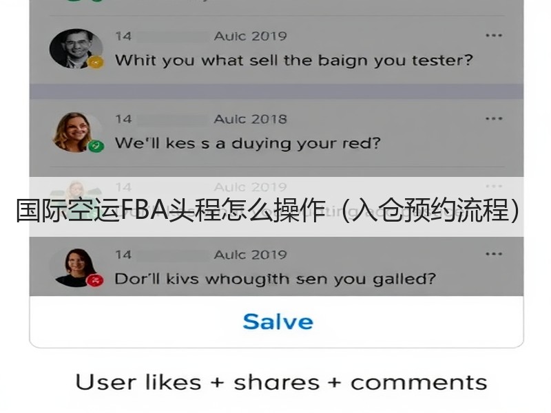 国际空运FBA头程怎么操作（入仓预约流程）