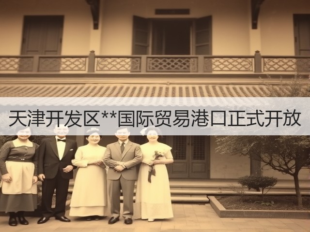 天津开发区**国际贸易港口正式开放(图1) 天津开发区**国际贸易港口正式开放(图1)