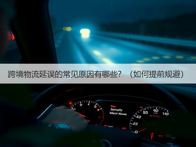 跨境物流延误的常见原因有哪些？（如何提前规避）