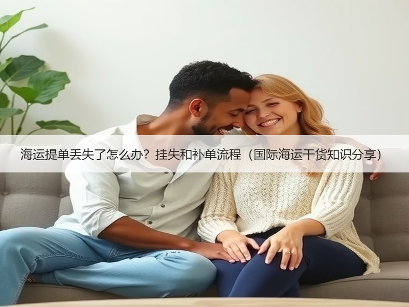 海运提单丢失了怎么办？挂失和补单流程（国际海运干货知识分享）