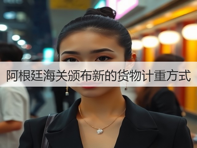 阿根廷海关颁布新的货物计重方式(图1)