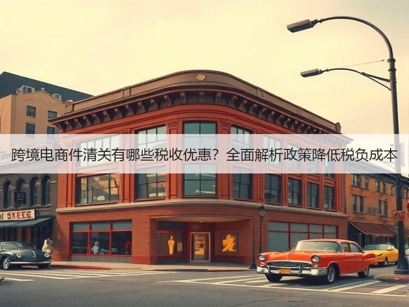 跨境电商件清关有哪些税收优惠?全面解析政策降低税负成本 跨境电商件清关有哪些税收优惠?全面解析政策降低税负成本