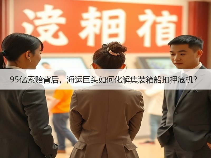 95亿索赔背后,海运巨头如何化解集装箱船扣押危机? 95亿索赔背后,海运巨头如何化解集装箱船扣押危机?
