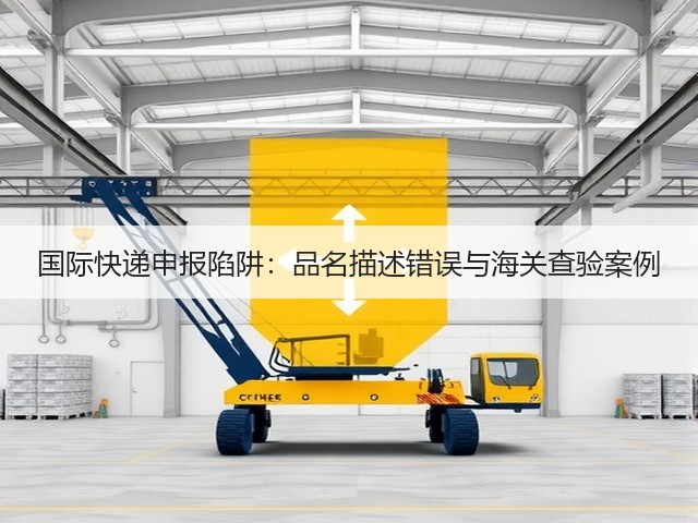 国际快递申报陷阱:品名描述错误与海关查验案例(图1) 国际快递申报陷阱:品名描述错误与海关查验案例(图1)