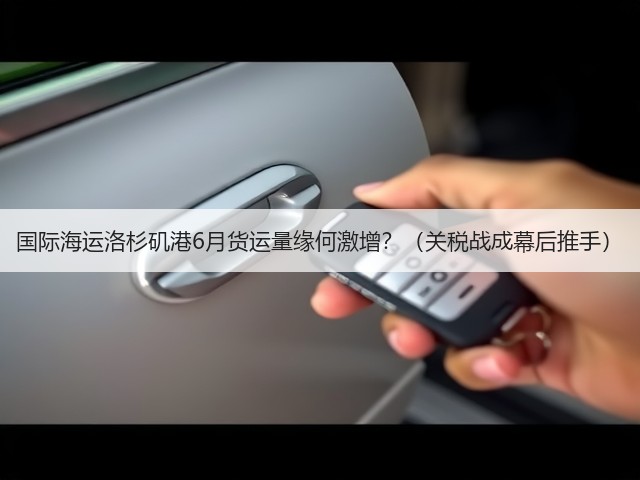 国际海运洛杉矶港6月货运量缘何激增?(关税战成幕后推手)(图3) 国际海运洛杉矶港6月货运量缘何激增?(关税战成幕后推手)(图3)