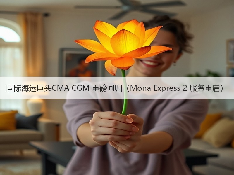 国际海运巨头CMA CGM 重磅回归（Mona Express 2 服务重启）