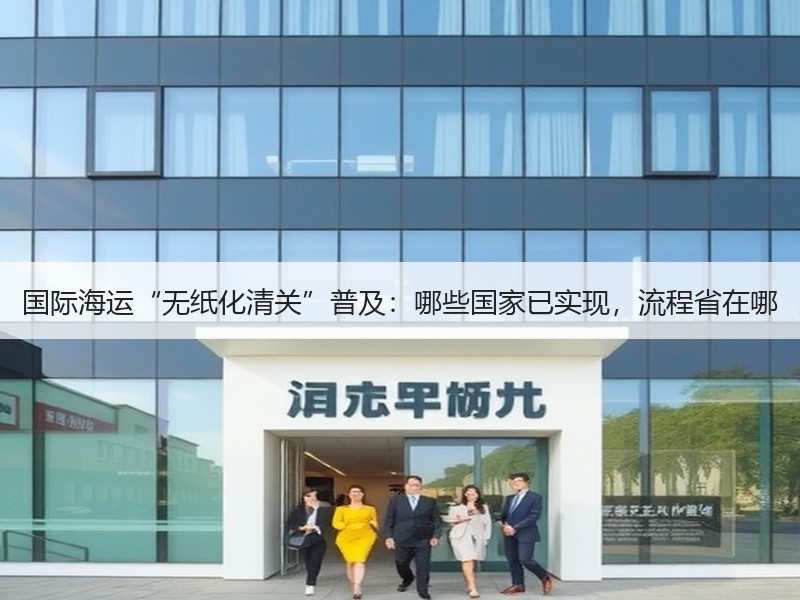 国际海运“无纸化清关”普及:哪些国家已实现,流程省在哪 国际海运“无纸化清关”普及:哪些国家已实现,流程省在哪