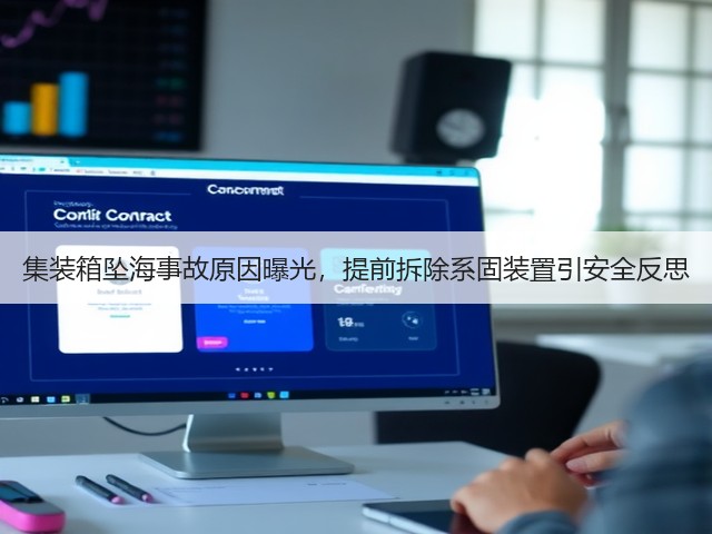集装箱坠海事故原因曝光,提前拆除系固装置引安全反思(图1) 集装箱坠海事故原因曝光,提前拆除系固装置引安全反思(图1)