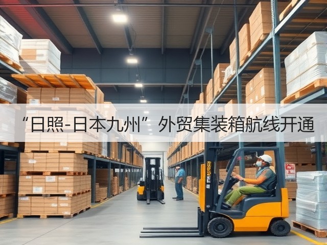 “日照-日本九州”外贸集装箱航线开通(图1) “日照-日本九州”外贸集装箱航线开通(图1)