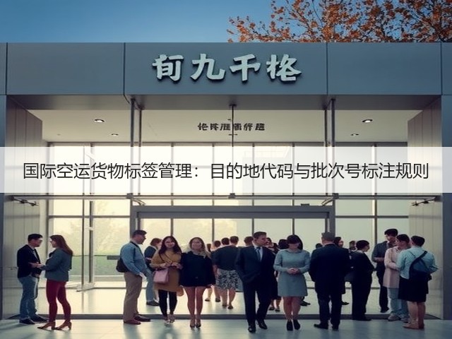 国际空运货物标签管理：目的地代码与批次号标注规则(图1)