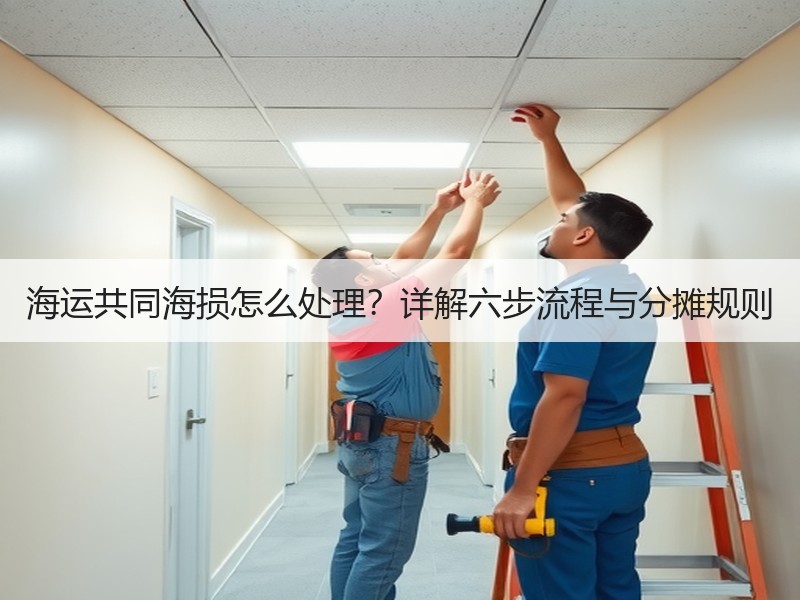 海运共同海损怎么处理?详解六步流程与分摊规则 海运共同海损怎么处理?详解六步流程与分摊规则