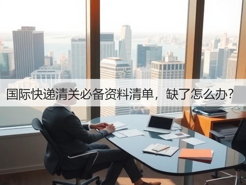 国际快递清关必备资料清单，缺了怎么办？