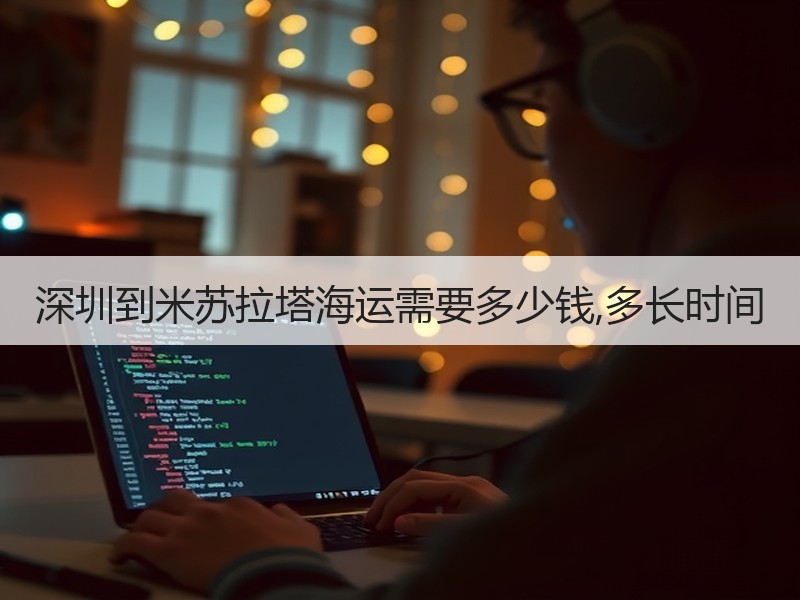 深圳到米苏拉塔海运需要多少钱,多长时间