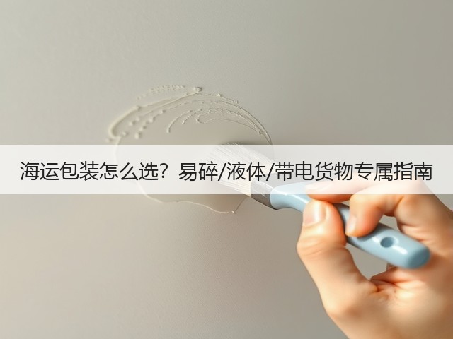 海运包装怎么选?易碎/液体/带电货物专属指南(图1) 海运包装怎么选?易碎/液体/带电货物专属指南(图1)