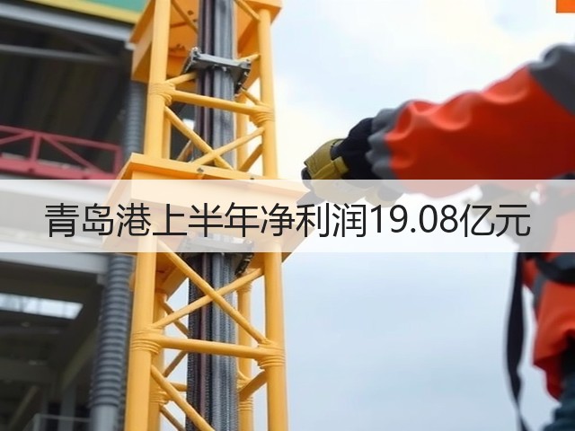 青岛港上半年净利润19.08亿元(图1)