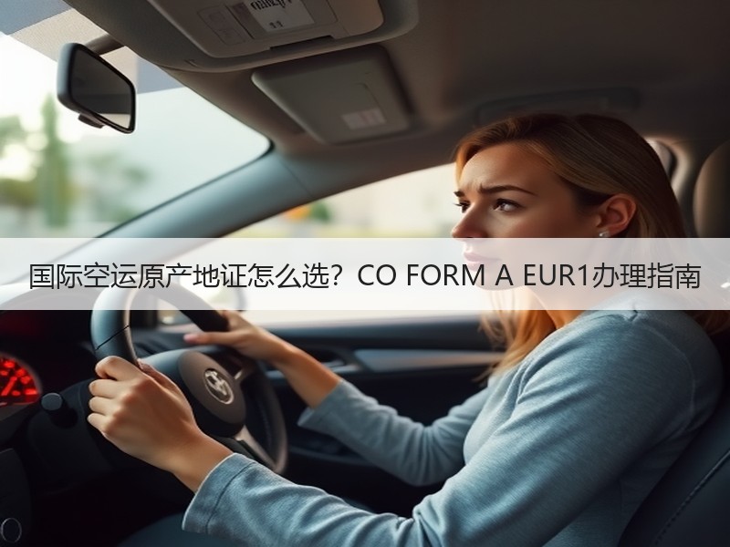 国际空运原产地证怎么选？CO FORM A EUR1办理指南