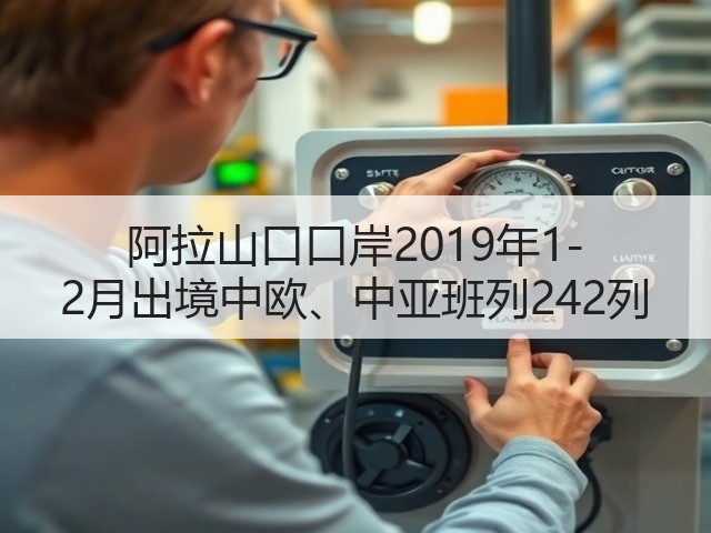 阿拉山口口岸2019年1-2月出境中欧、中亚班列242列(图1)