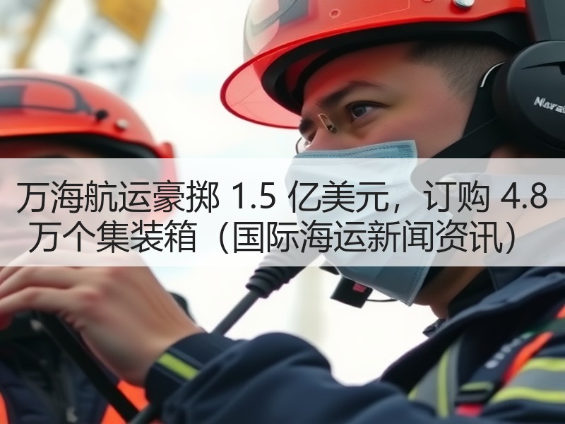 万海航运豪掷 1.5 亿美元，订购 4.8 万个集装箱（国际海运新闻资讯）