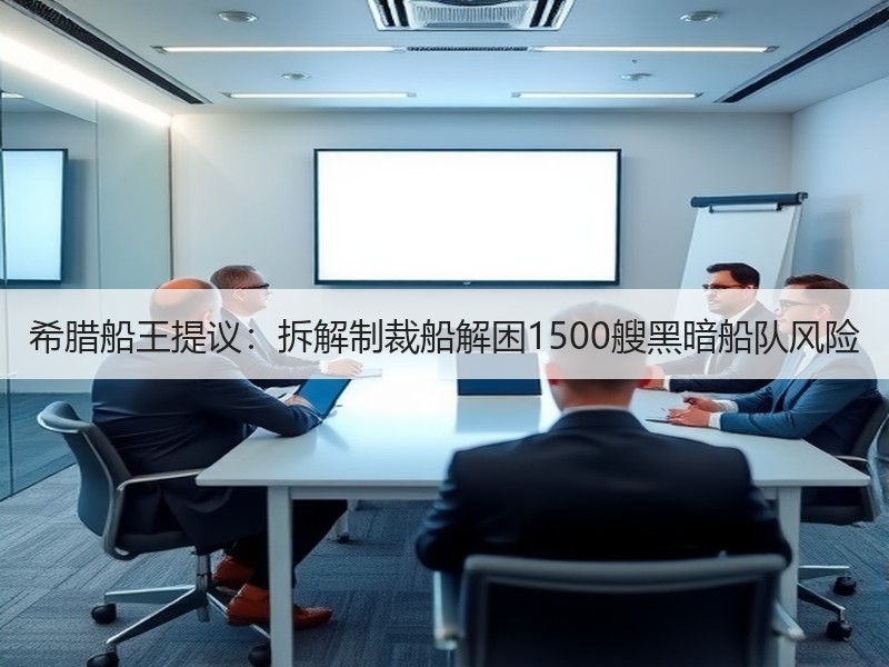 希腊船王提议:拆解制裁船解困1500艘黑暗船队风险 希腊船王提议:拆解制裁船解困1500艘黑暗船队风险