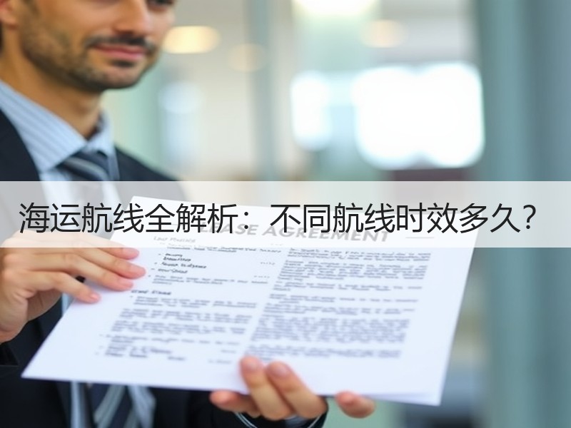 海运航线全解析:不同航线时效多久? 海运航线全解析:不同航线时效多久?
