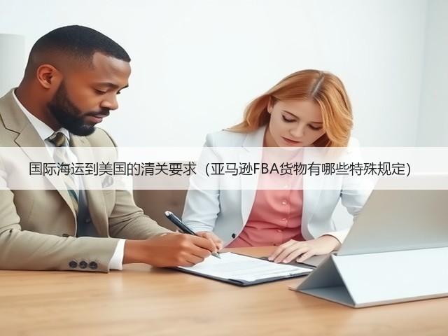 国际海运到美国的清关要求(亚马逊FBA货物有哪些特殊规定)(图2) 国际海运到美国的清关要求(亚马逊FBA货物有哪些特殊规定)(图2)