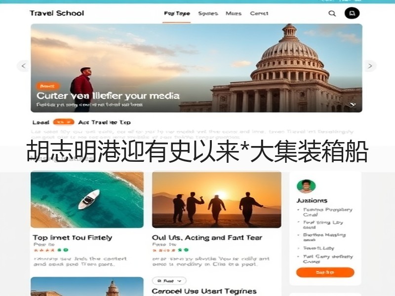 胡志明港迎有史以来*大集装箱船 胡志明港迎有史以来*大集装箱船