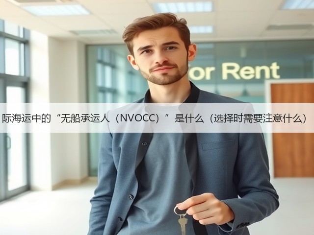 际海运中的“无船承运人(NVOCC)”是什么(选择时需要注意什么)(图2) 际海运中的“无船承运人(NVOCC)”是什么(选择时需要注意什么)(图2)