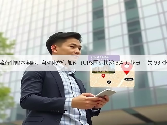 国际物流行业降本潮起,自动化替代加速(UPS国际快递 3.4 万裁员 + 关 93 处设施)(图3) 国际物流行业降本潮起,自动化替代加速(UPS国际快递 3.4 万裁员 + 关 93 处设施)(图3)