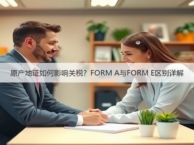 原产地证如何影响关税？FORM A与FORM E区别详解(图1)