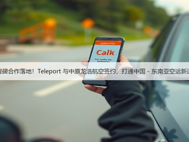 里程碑合作落地!Teleport 与中原龙浩航空签约,打通中国 - 东南亚空运新通道(图1) 里程碑合作落地!Teleport 与中原龙浩航空签约,打通中国 - 东南亚空运新通道(图1)