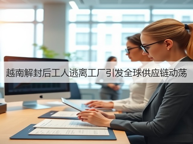 越南解封后工人逃离工厂引发全球供应链动荡(图2) 越南解封后工人逃离工厂引发全球供应链动荡(图2)