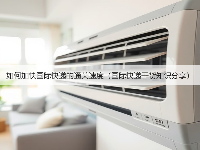 如何加快国际快递的通关速度(国际快递干货知识分享)(图1) 如何加快国际快递的通关速度(国际快递干货知识分享)(图1)