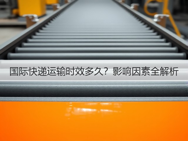 国际快递运输时效多久?影响因素全解析(图1) 国际快递运输时效多久?影响因素全解析(图1)