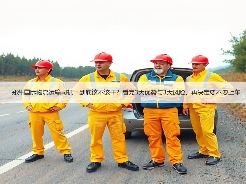 “郑州国际物流运输司机”到底该不该干？看完3大优势与3大风险，再决定要不要上车